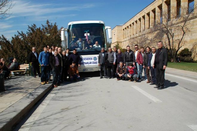 Menemenli Sanatkarlar Fuar İçin Ankara'da  