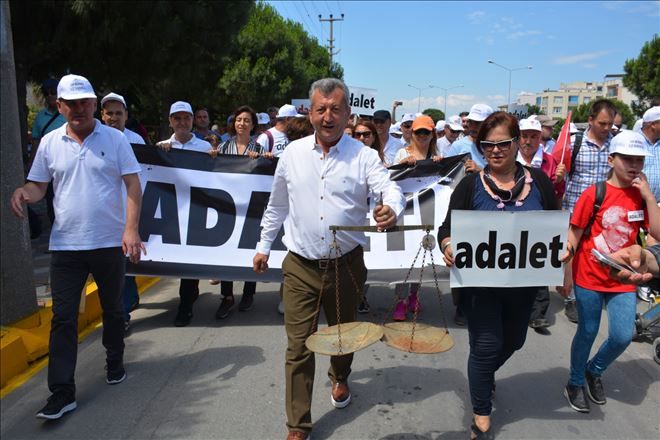 Adalet için İzmir ve Manisalılar  omuz omuza yürüdü?