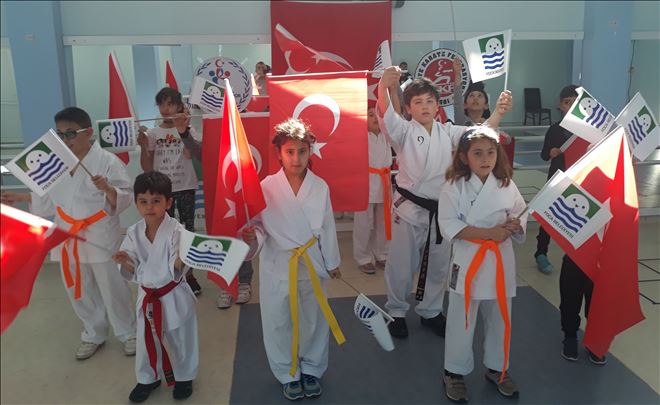 Foçalı Minik Sporcular Karate Terfi Sınavında Terledi