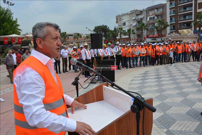 BAŞKAN ŞAHİN 1 MAYIS´TA EMEKÇİLERİN YÜZÜNÜ GÜLDÜRDÜ