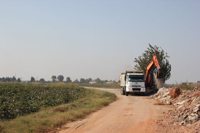 Ova Yolundaki Moloz Soruna Çözüm Bulundu 