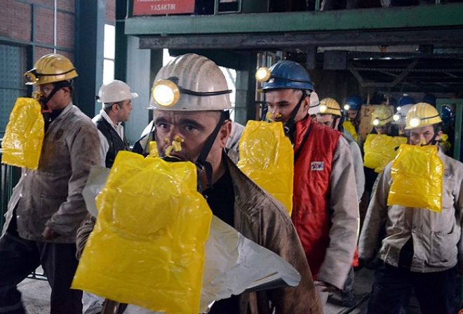 Maden ocağında ‘gaz maskesi  tatbikatı 