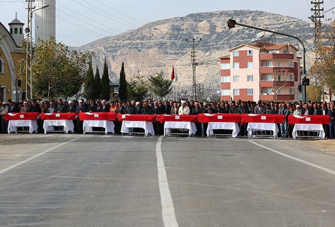 Ermenek`te maden işçilerine hüzünlü veda 